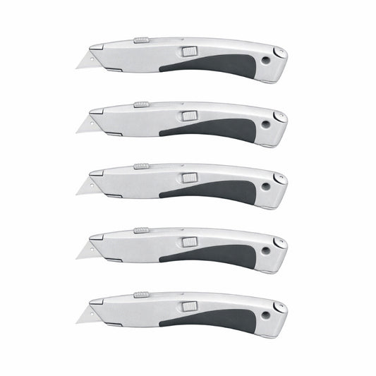 Freund - SILVER-KNIFE MIT SCHIEBEKLINGE UND KÖCHER_5er_Set