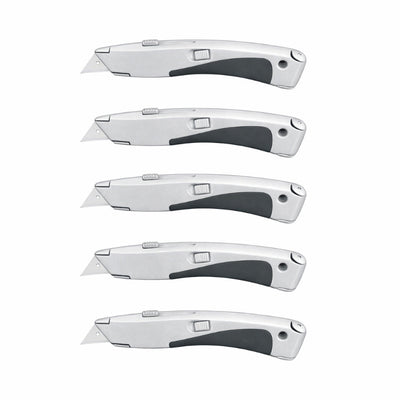 Freund - SILVER-KNIFE con hoja deslizante y funda, juego de 5 unidades
