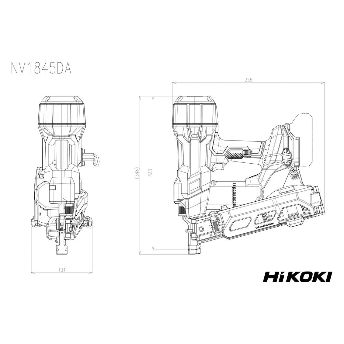 HIKOKI - Pappnagler NV1845DA