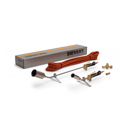 SIEVERT - PRO 88 INOX Aufschweißbrenner-Set 10m | Flachdach Gasbrenner