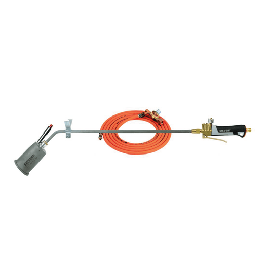 Sievert - PRO 88 Titanium Piezo Powerbrenner Set 70/850mm inklusive Schlauch und Regler  Sievert   