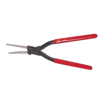 STUBAI - Pince ronde de zingueur | Pince professionnelle pour saisir et plier les tôles (pointes de 45 mm)