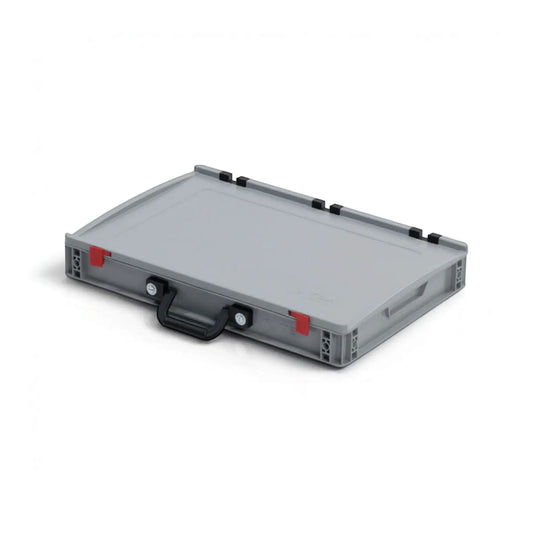 Transportkoffer für UniBieger T&XL – robuster grauer Koffer mit Griff, ideal für alle UniBieger-Modelle.