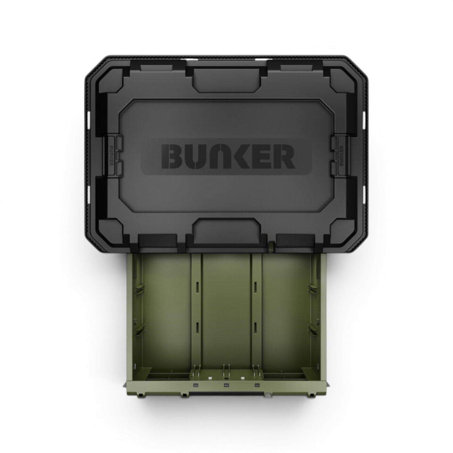 BUNKER Load-Up Stapelbare Aufbewahrungsbox mit 2 Schubladen – 570 mm