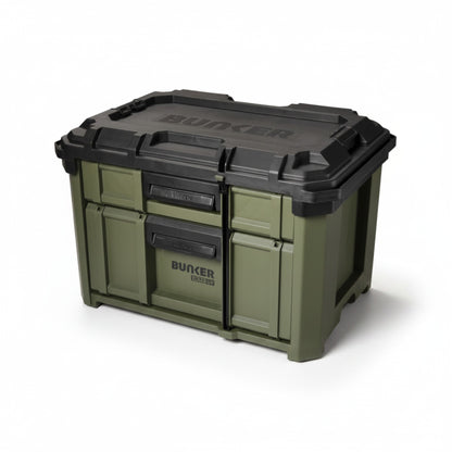 BUNKER Load-Up Stapelbare Aufbewahrungsbox mit 2 Schubladen – 570 mm