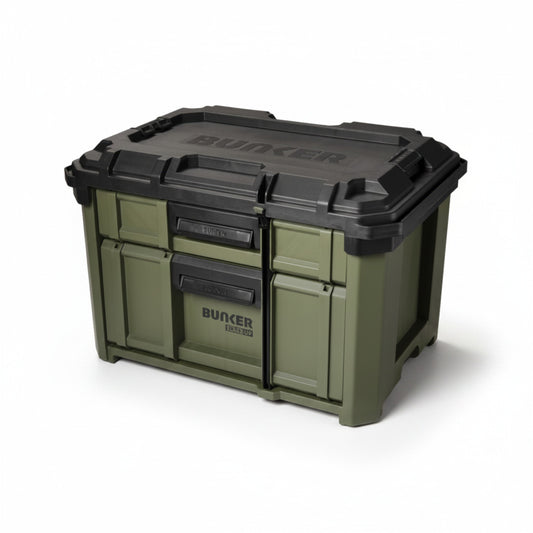 BUNKER Load-Up Stackable Storage Box with 2 Drawers – 570 mm