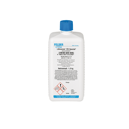 Freund Flussmittel für oxidiertes Zinkblech - Produktflasche mit spezieller Formel und Inhalt von 1,0 kg