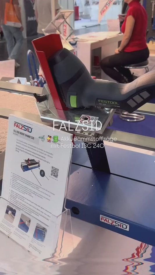 Falzsid ISO-ROOF-SHARK 220 Insulation Cutter for PUR, PIR, Rock Wool, EPS, XPS up to 220 mm
