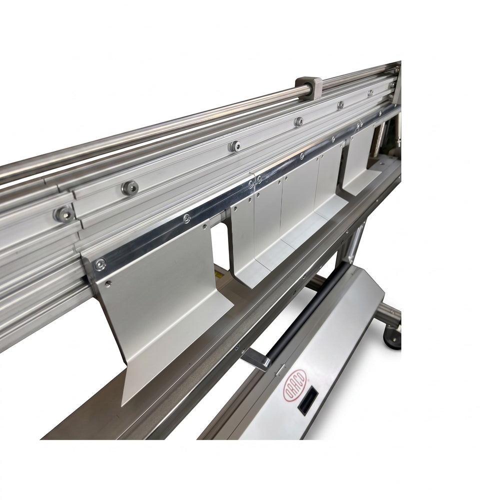 Roofify DRÄCO K1-AGNU-4 segmented metal bending machine with adjustable depth stop for professional roofing work