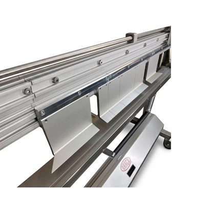Roofify DRÄCO K1-AGNU-4 segmented metal bending machine with adjustable depth stop for professional roofing work