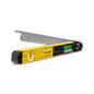 Roofify STABILA TECH 700 DA digital angle finder with illuminated display, integrated spirit levels, and locking hinge.