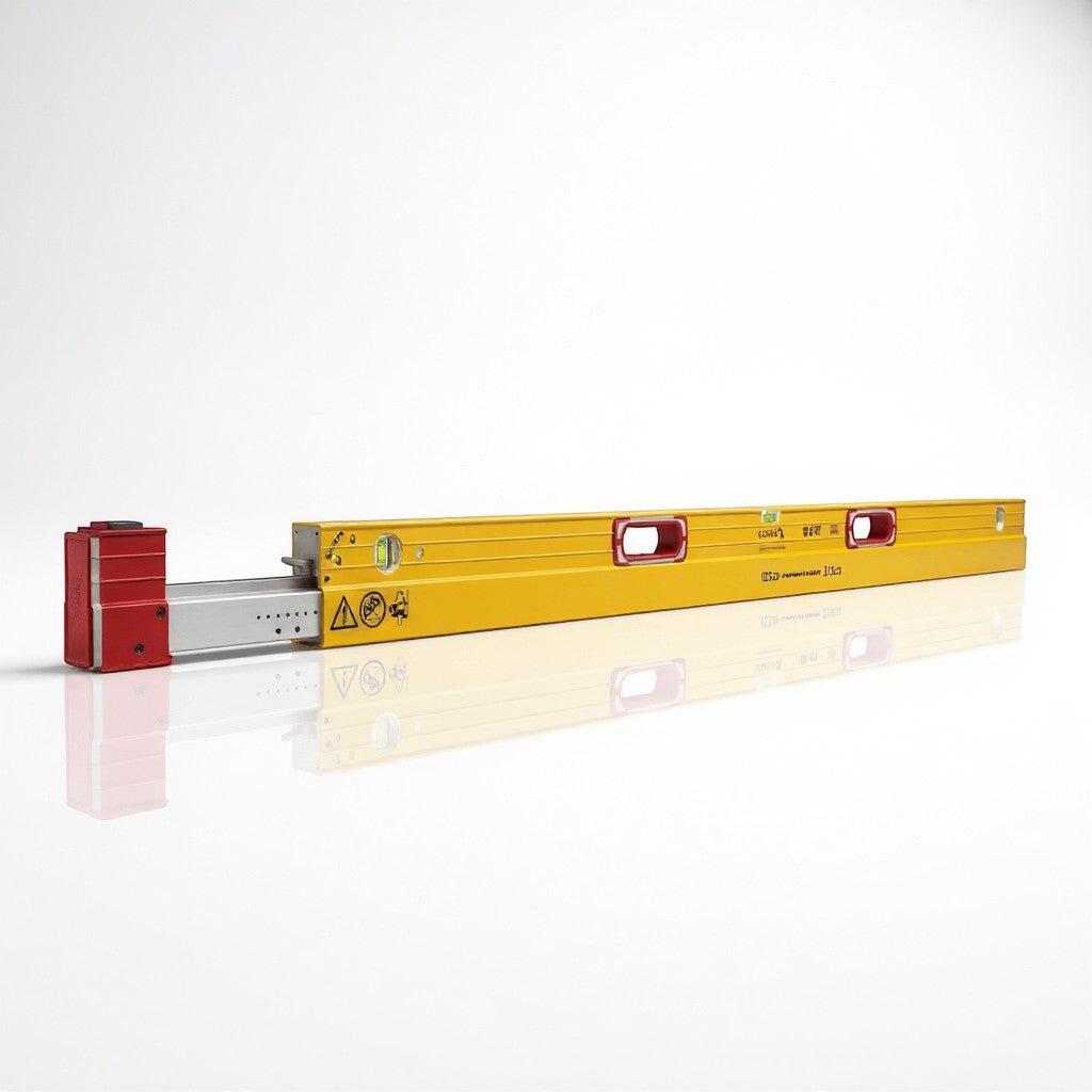 Roofify STABILA Type 106 T telescopic spirit level in yellow with extendable aluminium profile for professional use