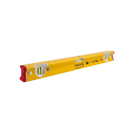 Roofify STABILA Type R 300 yellow aluminium spirit level with robust R-profile and shock-absorbing end caps