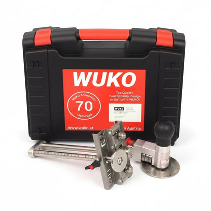 Roofify WUKO Bender Set 6200 and 4040 with professional metal bending tools and a protective carrying case
